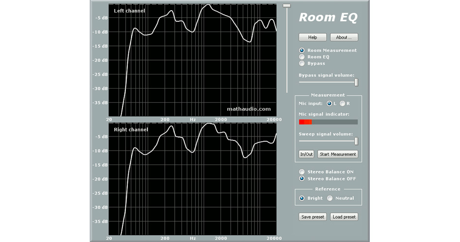 Utiliser le plugin MathAudio Room EQ avec Foobar2000